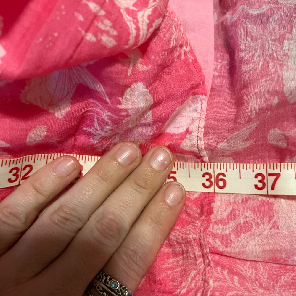 LoveShackFancy Vibrant Pink Floral Maxi Skirt - Picture 10 of 15